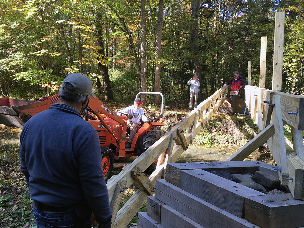 a bridge build