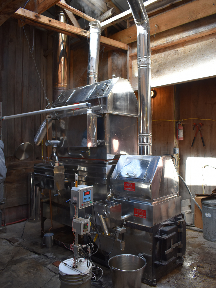 maple syrup evaporator